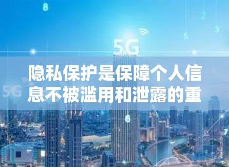 隐私保护是保障个人信息不被滥用和泄露的重要环节，也是现代社会的一个重要议题。以下是隐私保护的一些关键点和实际操作建议