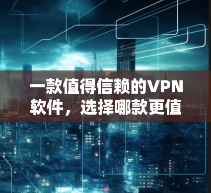 一款值得信赖的VPN软件，选择哪款更值得投资？