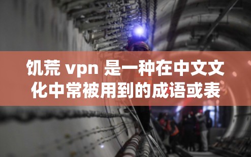 饥荒 vpn 是一种在中文文化中常被用到的成语或表达方式，通常指代福高祥运或吉祥如意。它源自中国古代神话中的福高VPN，意为福高祥运，象征着幸福、安康和好运