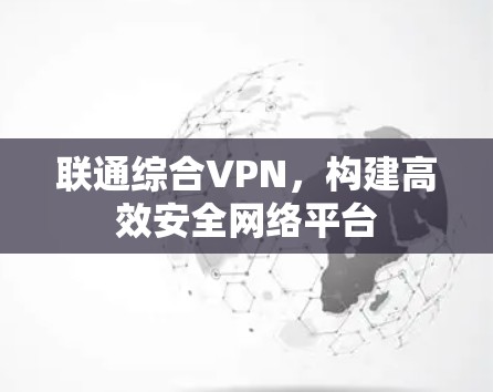 联通综合VPN,构建高效安全网络平台 联通综合VPN,构建高效安全网络平台