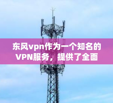 东风vpn作为一个知名的VPN服务，提供了全面的配置和管理功能，旨在帮助用户安全地进行数据传输。以下是详细的使用指南和信息