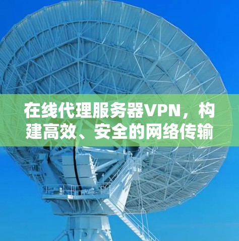 在线代理服务器VPN，构建高效、安全的网络传输