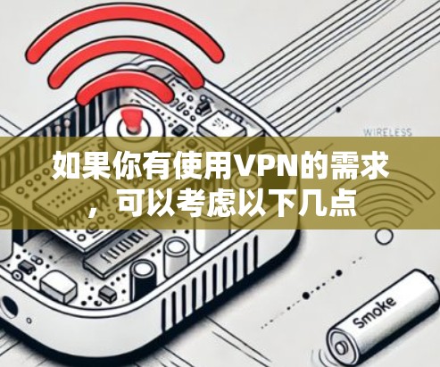 如果你有使用VPN的需求，可以考虑以下几点
