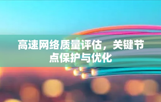 高速网络质量评估，关键节点保护与优化