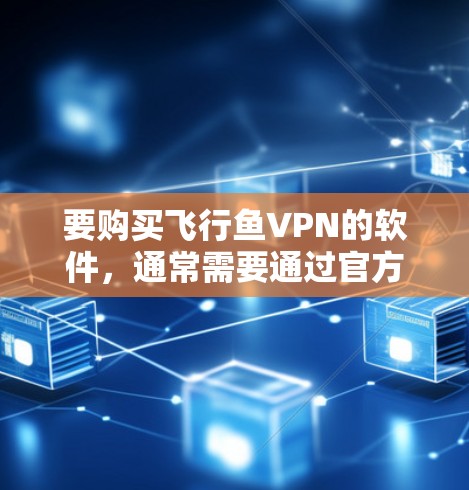 要购买飞行鱼VPN的软件，通常需要通过官方渠道购买，以确保软件的安全性和合法性。以下是购买正版软件的步骤