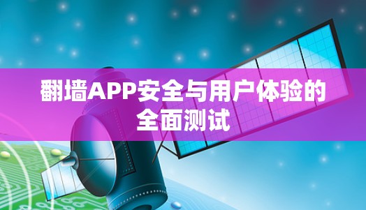 翻墙APP安全与用户体验的全面测试