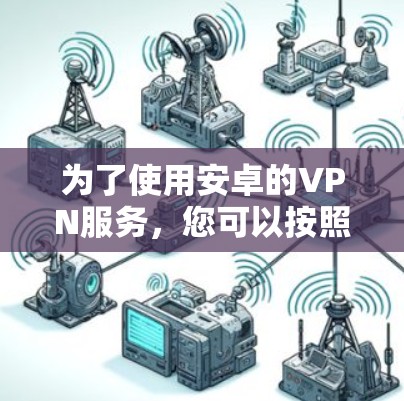 为了使用安卓的VPN服务，您可以按照以下步骤操作